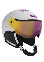 Kask SHE00060-Visor-263 White/Fuchsia Chrome Visor