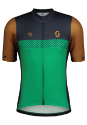 Scott Jersey M's RC Team SS Bread Brown/Amazon Green