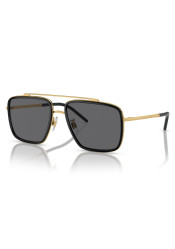 Okulary przeciwsłoneczne Dolce & Gabbana 0DG2220 02/81 57 Gold/Black–Dark/Light Brown Gradient