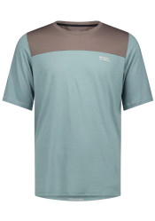 Mons Royale Diversion Merino Bike Jersey Ss, M Desert Sage/Iron