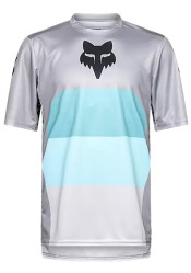Fox Ranger Ss Jersey Grid Steel Grey