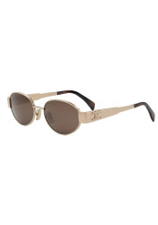 Okulary przeciwsłoneczne Celine CL40235U5428E Metal Triomphe w kolorze różowego złota