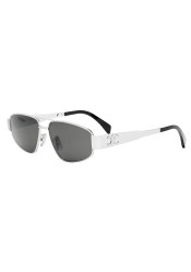 Okulary przeciwsłoneczne Celine Metal Triomphe Silver CL40281U5716A