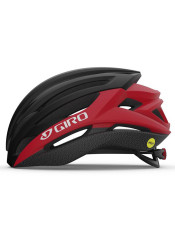 Kask rowerowy Giro Syntax MIPS – Mat Black/Bright Red