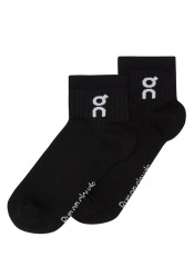 On Running Logo Sock Mid 3P,Black