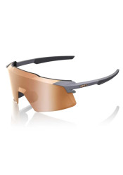 Okulary przeciwsłoneczne 100% Aerocraft – Soft Tact Grey – HiPER Copper Mirror