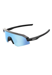 Dziecięce okulary przeciwsłoneczne 100% Slendale XS – Matowy czarny / HiPER Blue Multilayer Mirror