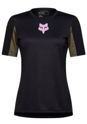 Damska koszulka rowerowa Fox W Defend SS Jersey Park Black