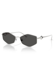 Okulary przeciwsłoneczne Jimmy Choo JC4017 300287 55 – Silver / Dark Grey