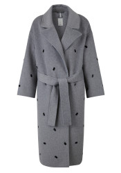 Płaszcz damski Sportalm Airy 100216 Grey Melange Dark (58)