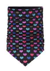 Damski komin Goldbergh Cupid Neckwarmer Cuori Maschera