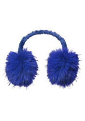 Damskie nauszniki Goldbergh Fluffy Earwarmers Dazzling Blue