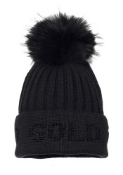 Damska czapka Goldbergh Hodd Beanie Black