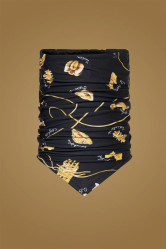 Damski komin Goldbergh Puglia Neckwarmer La Pasta Dorata Black
