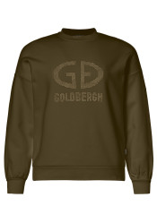 Damska bluza Goldbergh Alessandra Crew Neck Sweater Dark Olive