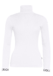 Damski golf Goldbergh Mira Long Sleeve Knit Sweater White
