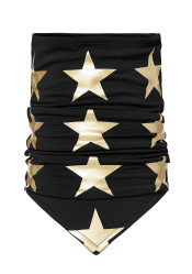 Damski komin Goldbergh Giulietta Neckwarmer Black/Gold