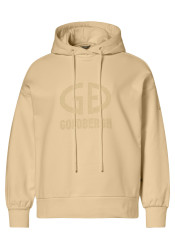 Damska bluza z kapturem Goldbergh Giorgia Hooded Sweater Caramello