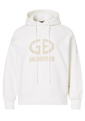 Damska bluza z kapturem Goldbergh Giorgia Hooded Sweater Cream
