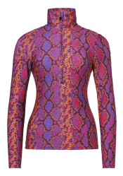 Damska koszulka Goldbergh Fiesta Ski Pully Snake Pink