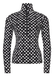 Golf damski Goldbergh Cuori Ski Pully Cuori Black