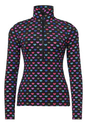Damska koszulka Goldbergh Cuori Ski Pully Cuori Maschera