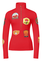 Damska koszulka Goldbergh Triumph Ski Pully Flame