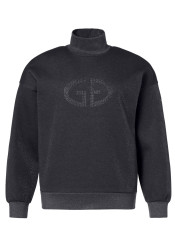 Damska bluza Goldbergh Sizzle Turtle Neck Sweater Black Lurex Melange