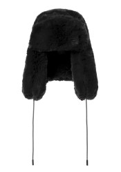 Damska zimowa kurtka Goldbergh Cher Fluffy Aviator Hat Black