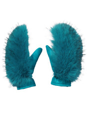 Rękawice damskie Goldbergh Hill Mittens Turchese