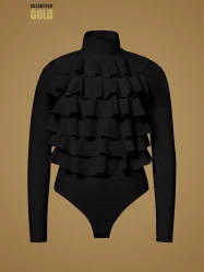 Damskie body Goldbergh Mystique Ski Body Black