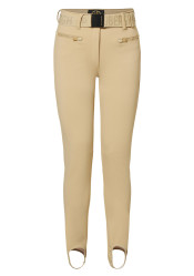 Damskie spodnie slim fit Goldbergh Paris Long Ski Pants Caramello