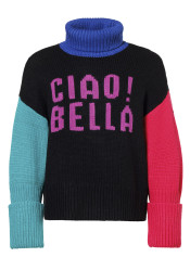 Damski sweter oversize Goldbergh Siena Long Sleeve Knit Black