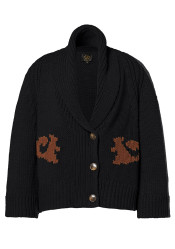 Damski sweter Goldbergh Nora Cardigan Black