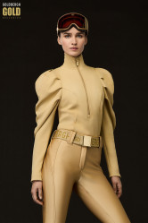 Damska koszulka Goldbergh Belleza Ski Pully Caramello