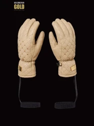 Damskie rękawice Goldbergh Glisten Gloves Caramello