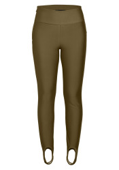 Damskie spodnie slim fit Goldbergh Sandy Ski Pants Dark Olive