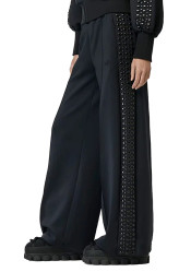 Spodnie damskie Goldbergh Rivet Wide Leg Track Pant Black