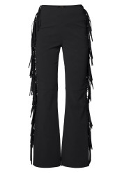 Damskie spodnie slim fit Goldbergh Lina Pants Black