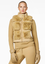 Damska kamizelka Goldbergh Chic Bodywarmer Faux Caramello