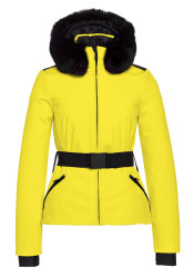 Damska kurtka Goldbergh Hida Ski Jacket Faux Border Limone