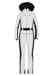 Damski kombinezon Goldbergh Parry Long Ski Suit Faux Border White