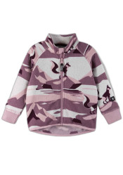 Dziecięcy sweterek polarowy Reima Ornament - Głęboki fiolet