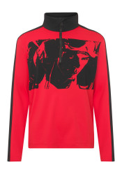 Męska bluza Slim Fit Toni Sailer Luca Men First Layer Signal Red 442