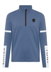 Bluza męska Slim Fit Toni Sailer Pepe Men First Layer Blue Metal 175