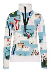 Bluza damska Toni Sailer Wieka Print W First Layer Rose Powder 463