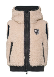 Damska kurtka o luźnym kroju Toni Sailer Jetti W Vest Light Sand 902