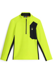 Bluza męska Spyder 38A485330-LIM Bandit 1/2 Zip, limonkowa