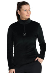 Spyder Shimmer Bug 1/2 Zip, Black