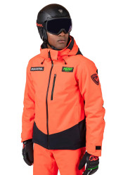 Kurtka męska Rossignol-HERO BLACKSIDE INSULATED JKT-NEON RED